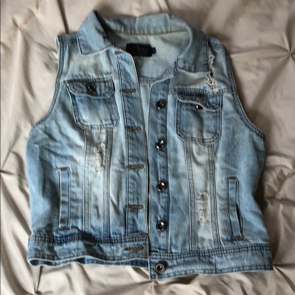 ci sono denim vest size small - Picture 3 of 3